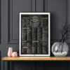 Whisky Poster - The Best Whiskies in the World wall art, dark background