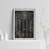 Whisky Poster - The Best Whiskies in the World wall art, light background