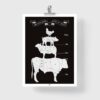 Meat Cuts Poster, a Butcher's Guide