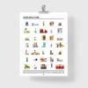 pixel art quiz poster, a quizz on TV shows, cartoons and movies