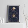 taurus zodiac poster, Astrology Poster of zodiac sign poster , light background