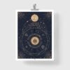 leo zodiac poster, Astrology Poster of zodiac sign poster