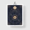 virgo zodiac poster, Astrology Poster of zodiac sign poster