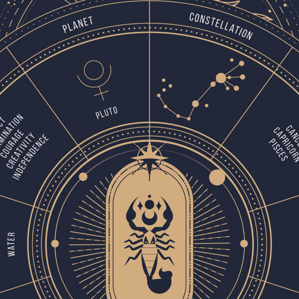 scorpio zodiac poster, Astrology Poster of zodiac sign poster