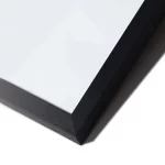 black wooden frame